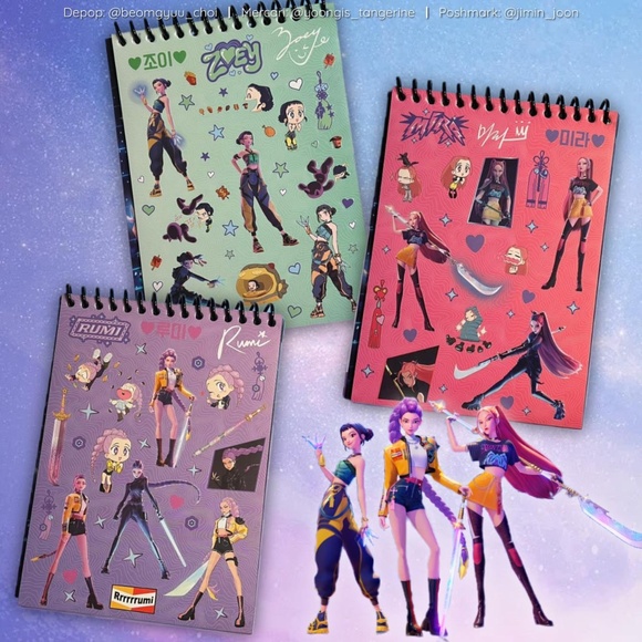 Kpop demon hunters 1000+ sticker book - Picture 6 of 8